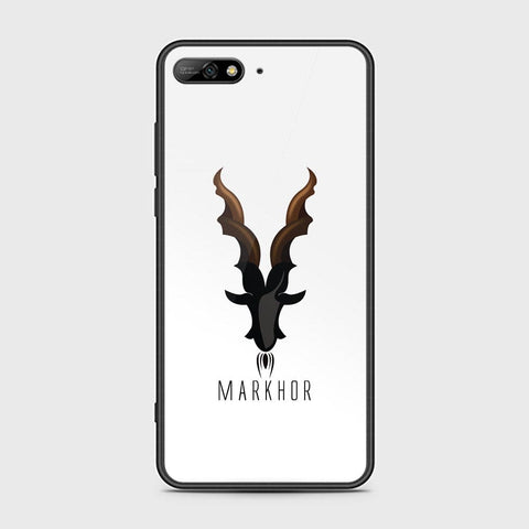 Huawei Y6 Prime 2018 Cover - Markhor Series - HQ Ultra Shine Premium Infinity Glass Soft Silicon Borders Case