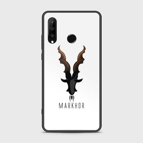 Huawei P30 lite Cover - Markhor Series - HQ Ultra Shine Premium Infinity Glass Soft Silicon Borders Case