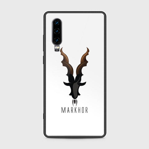 Huawei P30 Cover - Markhor Series - HQ Ultra Shine Premium Infinity Glass Soft Silicon Borders Case