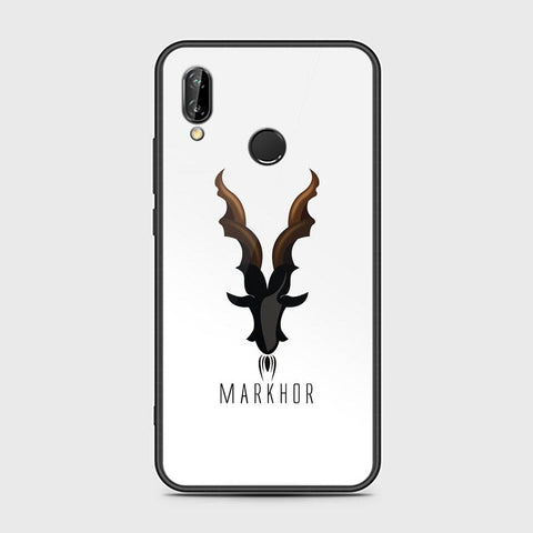 Huawei P20 Lite Cover - Markhor Series - HQ Ultra Shine Premium Infinity Glass Soft Silicon Borders Case