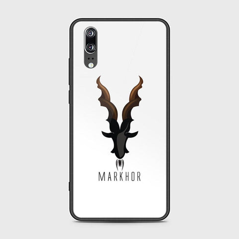 Huawei P20 Cover - Markhor Series - HQ Ultra Shine Premium Infinity Glass Soft Silicon Borders Case