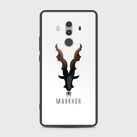 Huawei Mate 10 Pro Cover - Markhor Series - HQ Ultra Shine Premium Infinity Glass Soft Silicon Borders Case