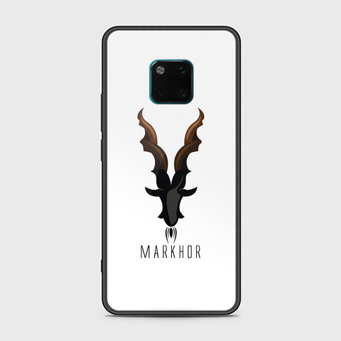 Huawei Mate 20 Pro Cover - Markhor Series - HQ Ultra Shine Premium Infinity Glass Soft Silicon Borders Case