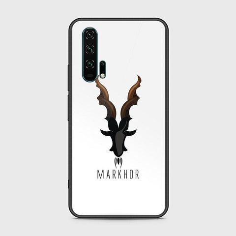 Honor 20 Pro Cover - Markhor Series - HQ Ultra Shine Premium Infinity Glass Soft Silicon Borders Case