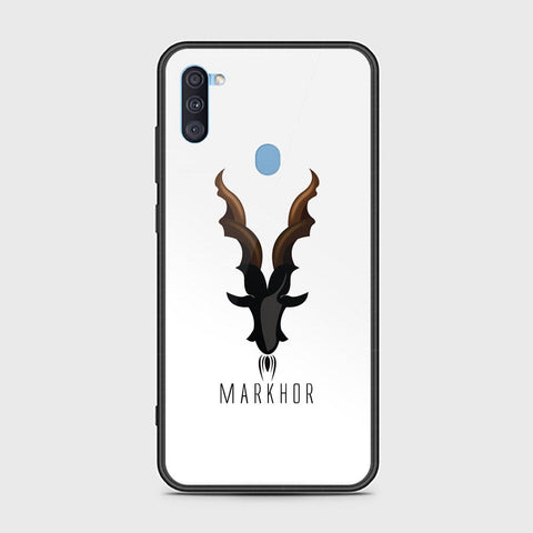 Samsung Galaxy A11 Cover - Markhor Series - HQ Ultra Shine Premium Infinity Glass Soft Silicon Borders Case