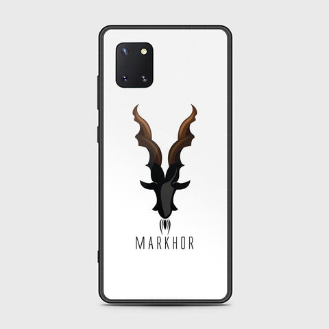 Samsung Galaxy Note 10 Lite Cover - Markhor Series - HQ Ultra Shine Premium Infinity Glass Soft Silicon Borders Case