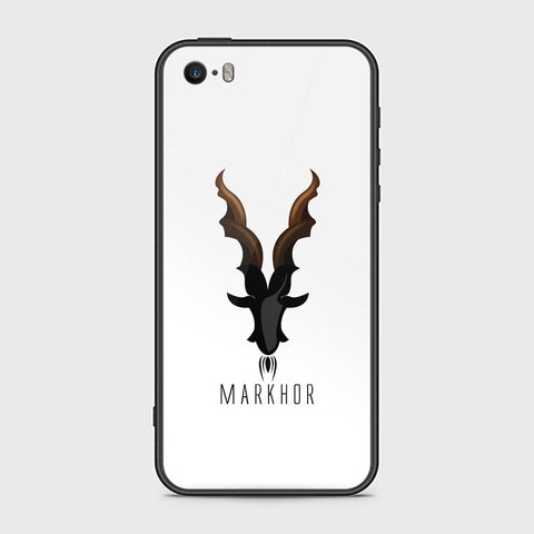 iPhone 5s Cover - Markhor Series - HQ Ultra Shine Premium Infinity Glass Soft Silicon Borders Case