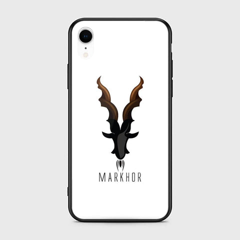 iPhone XR Cover - Markhor Series - HQ Ultra Shine Premium Infinity Glass Soft Silicon Borders Case