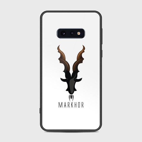 Samsung Galaxy S10e Cover - Markhor Series - HQ Ultra Shine Premium Infinity Glass Soft Silicon Borders Case