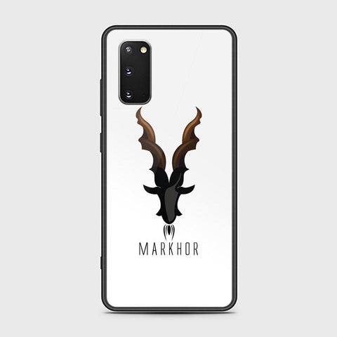 Samsung Galaxy S20 Cover - Markhor Series - HQ Ultra Shine Premium Infinity Glass Soft Silicon Borders Case