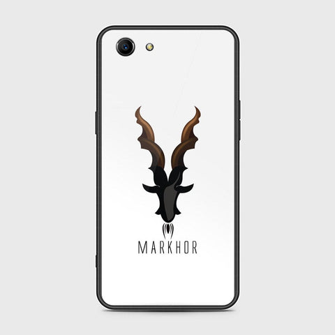 Oppo A83 Cover - Markhor Series - HQ Ultra Shine Premium Infinity Glass Soft Silicon Borders Case