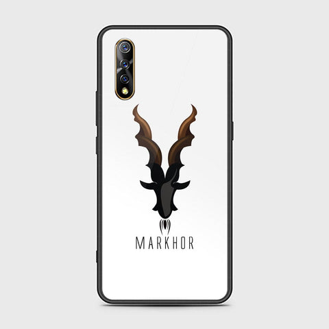 Vivo S1 Cover - Markhor Series - HQ Ultra Shine Premium Infinity Glass Soft Silicon Borders Case