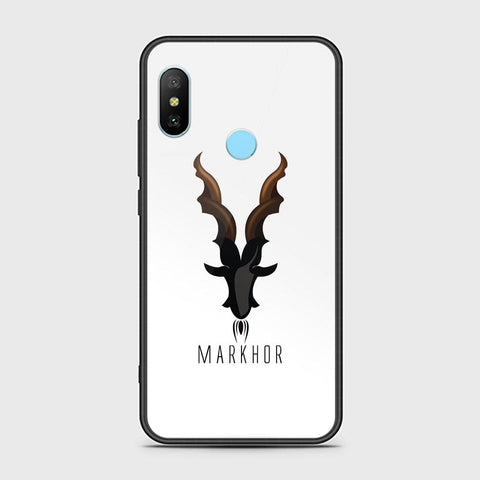 Redmi 6 Pro Cover - Markhor Series - HQ Ultra Shine Premium Infinity Glass Soft Silicon Borders Case