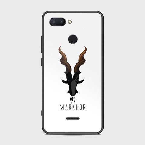 Xiaomi Redmi 6 Cover - Markhor Series - HQ Ultra Shine Premium Infinity Glass Soft Silicon Borders Case