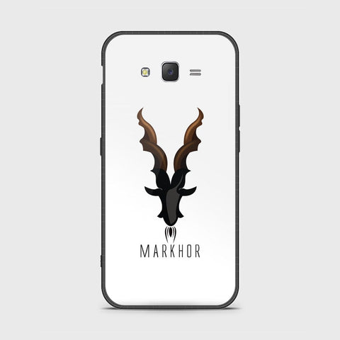 Samsung Galaxy J7 2015 Cover - Markhor Series - HQ Ultra Shine Premium Infinity Glass Soft Silicon Borders Case