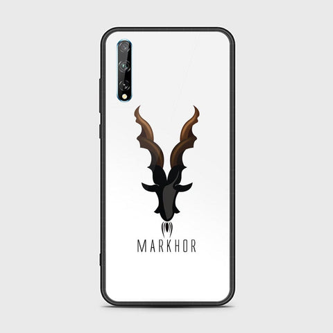 Huawei Y8p Cover - Markhor Series - HQ Ultra Shine Premium Infinity Glass Soft Silicon Borders Case