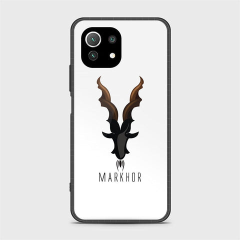 Xiaomi Mi 11 Lite Cover - Markhor Series - HQ Ultra Shine Premium Infinity Glass Soft Silicon Borders Case