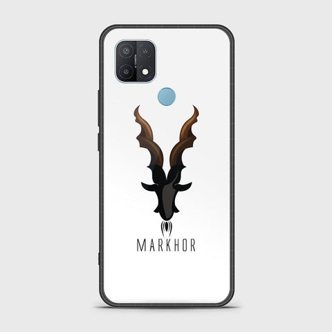 Oppo A15 Cover - Markhor Series - HQ Ultra Shine Premium Infinity Glass Soft Silicon Borders Case