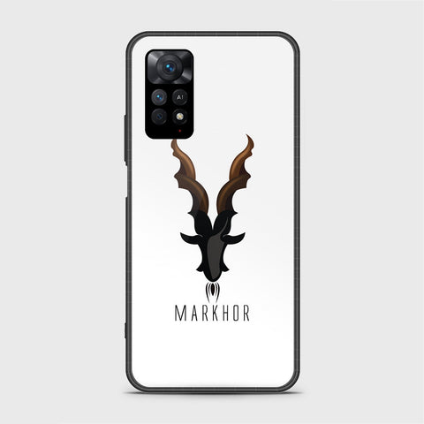 Xiaomi Redmi Note 11S Cover - Markhor Series - HQ Ultra Shine Premium Infinity Glass Soft Silicon Borders Case