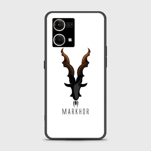 Oppo Reno 8 4G Cover - Markhor Series - HQ Ultra Shine Premium Infinity Glass Soft Silicon Borders Case  b53