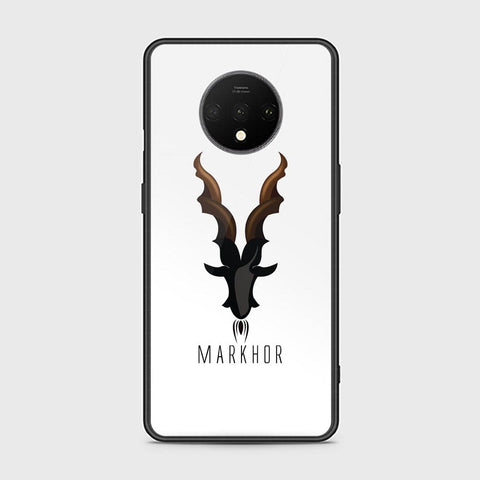 OnePlus 7T Cover - Markhor Series - HQ Ultra Shine Premium Infinity Glass Soft Silicon Borders Case