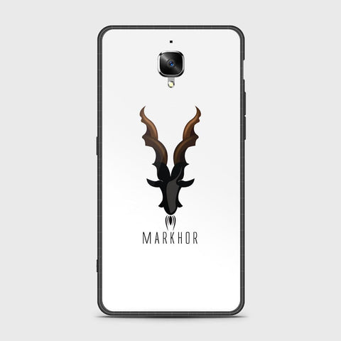 OnePlus 3 Cover - Markhor Series - HQ Ultra Shine Premium Infinity Glass Soft Silicon Borders Case