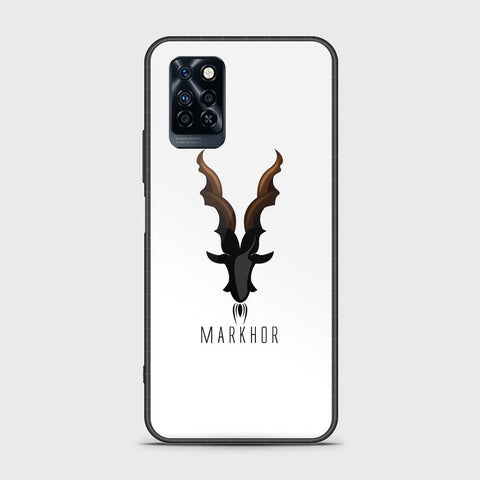 Infinix Note 10 Pro Cover - Markhor Series - HQ Ultra Shine Premium Infinity Glass Soft Silicon Borders Case