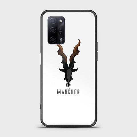 Oppo A55 5G Cover - Markhor Series - HQ Ultra Shine Premium Infinity Glass Soft Silicon Borders Case