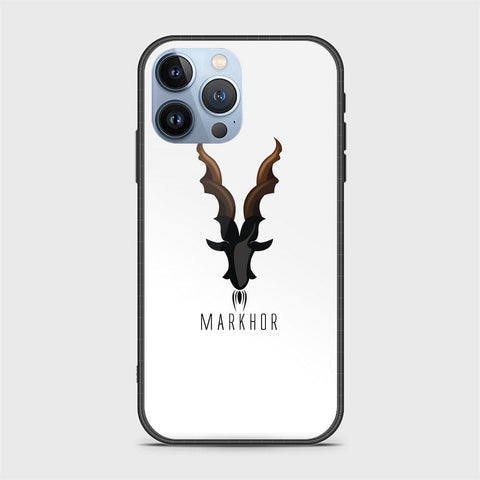 iPhone 14 Pro Cover - Markhor Series - HQ Ultra Shine Premium Infinity Glass Soft Silicon Borders Case
