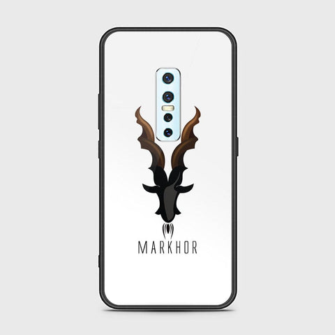 Vivo V17 Pro Cover - Markhor Series - D213 - HQ Ultra Shine Premium Infinity Glass Soft Silicon Borders Case ( Fast Delivery )