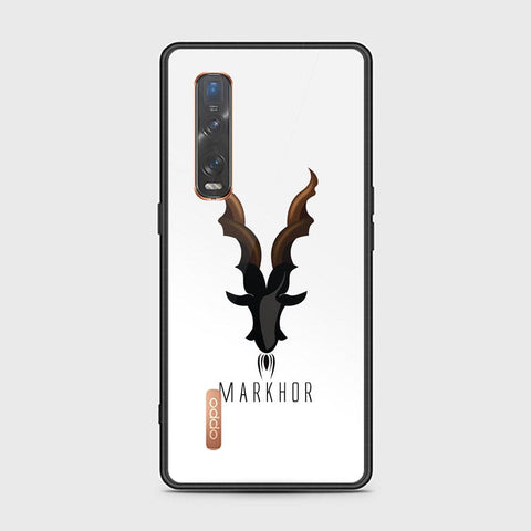 Oppo Find X2 Pro Cover - Markhor Series - HQ Ultra Shine Premium Infinity Glass Soft Silicon Borders Case