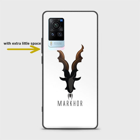 Vivo X60 Pro Cover - Markhor Series - HQ Ultra Shine Premium Infinity Glass Soft Silicon Borders Case