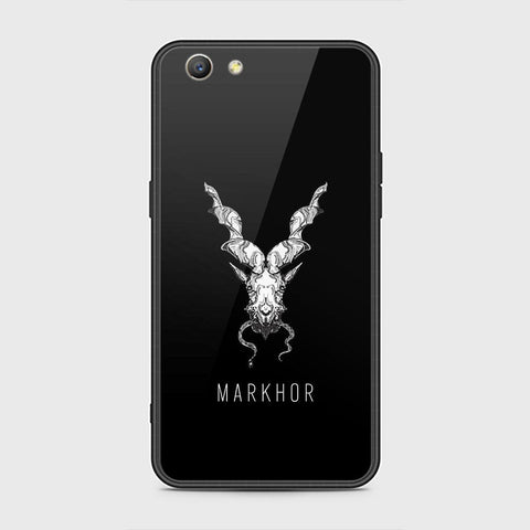Oppo A59 Cover - Markhor Series - HQ Ultra Shine Premium Infinity Glass Soft Silicon Borders Case
