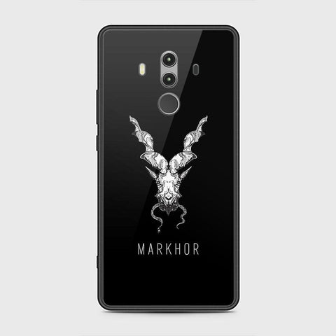 Huawei Mate 10 Pro Cover - Markhor Series - HQ Ultra Shine Premium Infinity Glass Soft Silicon Borders Case