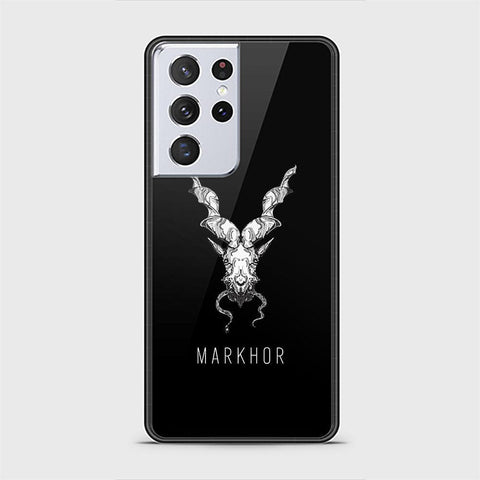 Samsung Galaxy S21 Ultra 5G Cover - Markhor Series - HQ Ultra Shine Premium Infinity Glass Soft Silicon Borders Case