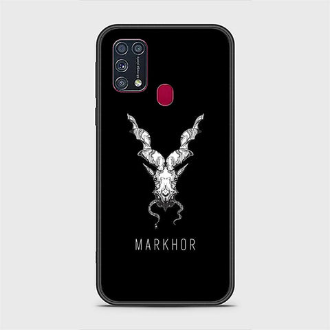 Samsung Galaxy M31 Cover - Markhor Series - HQ Ultra Shine Premium Infinity Glass Soft Silicon Borders Case