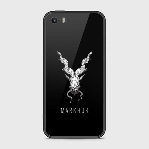 iPhone 5 Cover - Markhor Series - HQ Ultra Shine Premium Infinity Glass Soft Silicon Borders Case