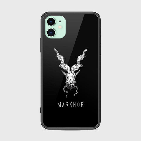 iPhone 11 Cover - Markhor Series - HQ Ultra Shine Premium Infinity Glass Soft Silicon Borders Case