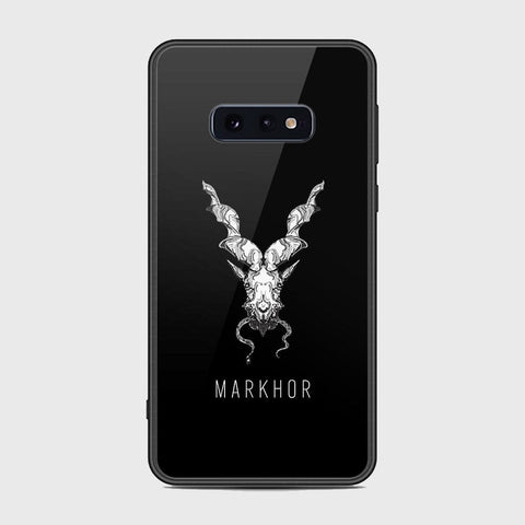 Samsung Galaxy S10e Cover - Markhor Series - HQ Ultra Shine Premium Infinity Glass Soft Silicon Borders Case