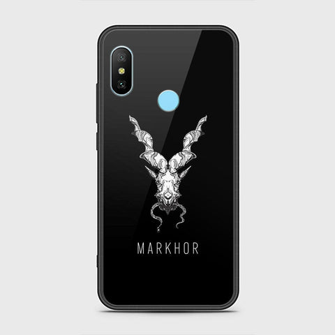 Redmi 6 Pro Cover - Markhor Series - HQ Ultra Shine Premium Infinity Glass Soft Silicon Borders Case