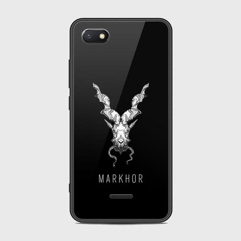 Xiaomi Redmi 6A Cover - Markhor Series - HQ Ultra Shine Premium Infinity Glass Soft Silicon Borders Case