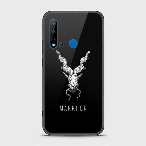 Huawi P20 Lite 2019 Cover - Markhor Series - HQ Ultra Shine Premium Infinity Glass Soft Silicon Borders Case