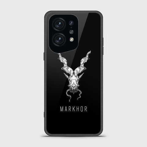 Oppo Find X5 Cover - Markhor Series - HQ Ultra Shine Premium Infinity Glass Soft Silicon Borders Case