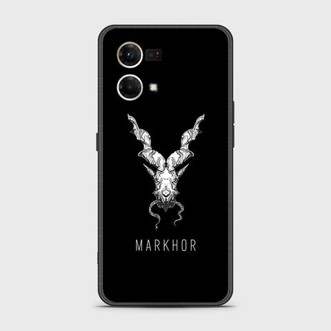Oppo Reno 8 4G Cover - Markhor Series - HQ Ultra Shine Premium Infinity Glass Soft Silicon Borders Case  b53