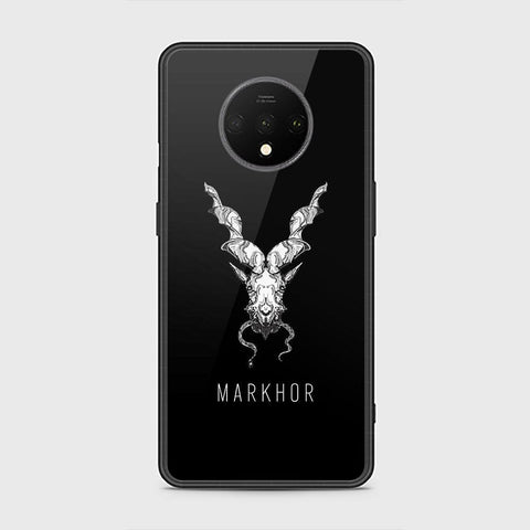 OnePlus 7T Cover - Markhor Series - HQ Ultra Shine Premium Infinity Glass Soft Silicon Borders Case