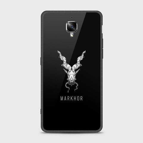 OnePlus 3 Cover - Markhor Series - HQ Ultra Shine Premium Infinity Glass Soft Silicon Borders Case