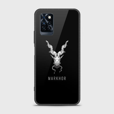 Infinix Note 10 Pro Cover - Markhor Series - HQ Ultra Shine Premium Infinity Glass Soft Silicon Borders Case