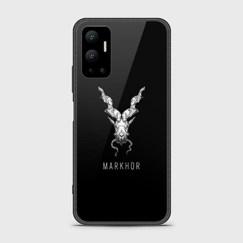 Infinix Hot 12 Cover - Markhor Series - HQ Ultra Shine Premium Infinity Glass Soft Silicon Borders Case