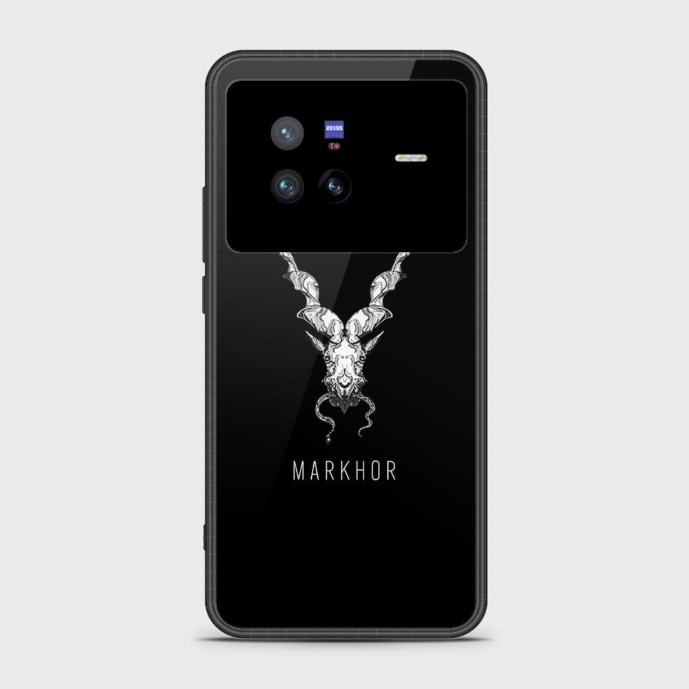 Vivo X80 Cover - Markhor Series - D184 - HQ Ultra Shine Premium Infinity Glass Soft Silicon Borders Case ( Fast Delivery )