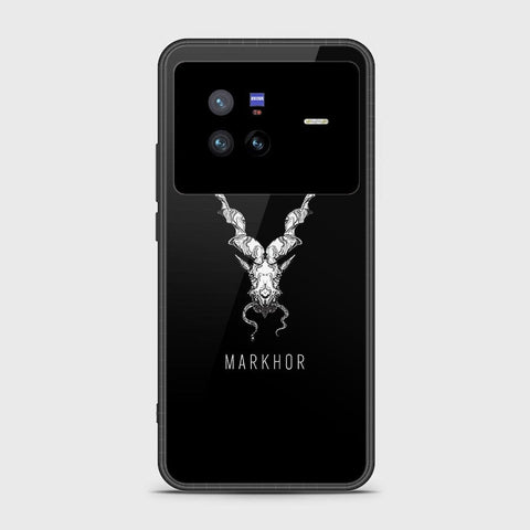 Vivo X80 Cover - Markhor Series - D184 - HQ Ultra Shine Premium Infinity Glass Soft Silicon Borders Case ( Fast Delivery )